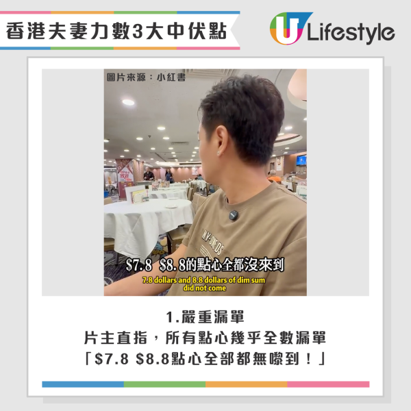火炭酒樓$7.8點心吸客！港夫妻怒斥3大中伏位 三籠點心最後埋單過百？街坊爆料：呢間出名OO