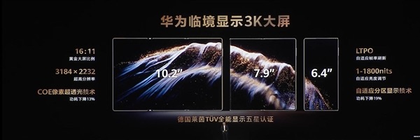 麒麟晶片9020全新登場 華為發佈新一代三摺疊旗艦Mate XTs