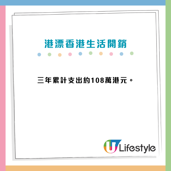 內地生來港8年花費逾500萬元！形容香港係「吸金怪獸」事主：全部收入都花掉