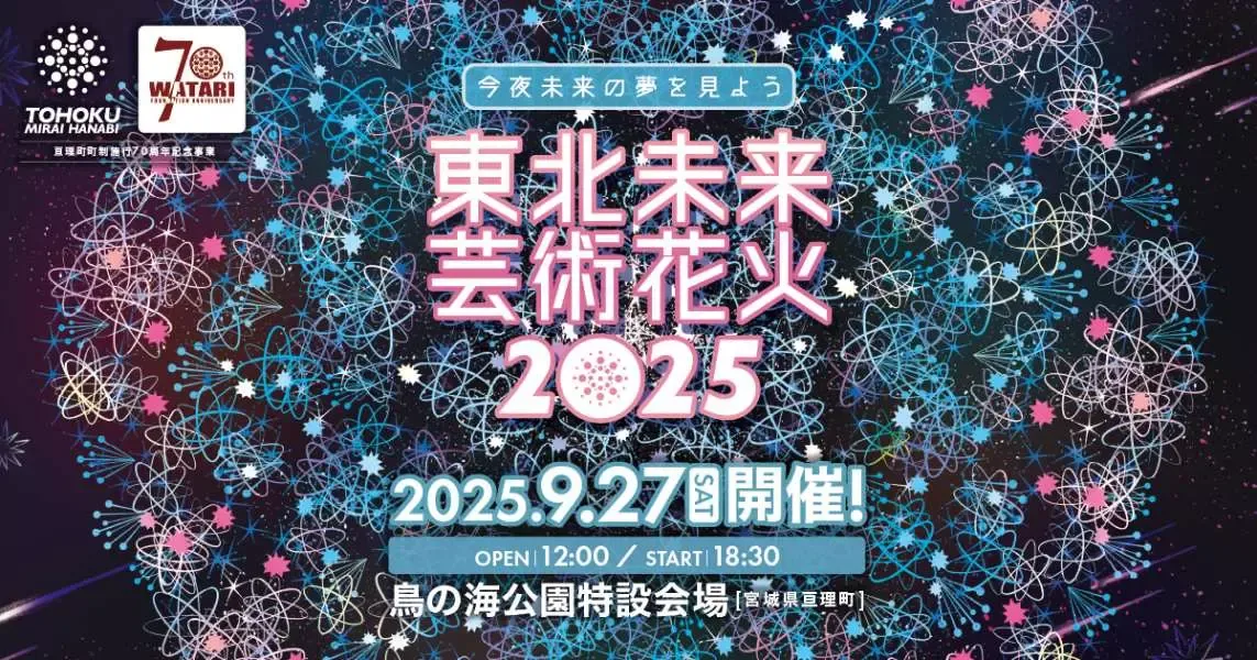 【宮城縣花火大會】東北藝術花火9.27登場 1.3萬發煙火超夢幻！附門票連結 