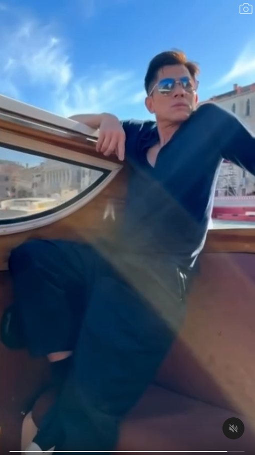 天王外遊59歲郭富城去威尼斯打卡 一個奇怪姿勢網民兩極評價 