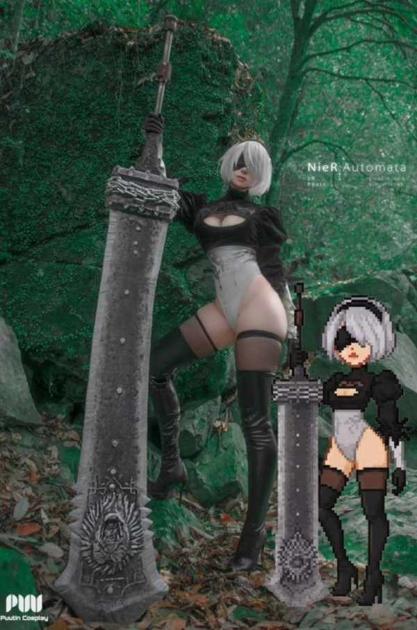 真人版2B現身？日本Coser神還原《尼爾》人氣角色