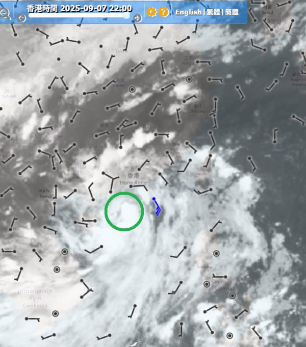 8號風球｜香港處於外圍雨帶內 林超英：2個地區風力仍達八級