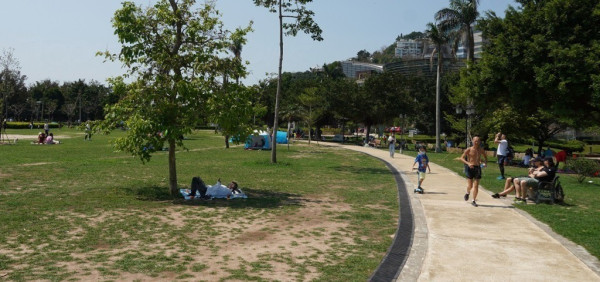 數碼港海濱公園（資料圖片）