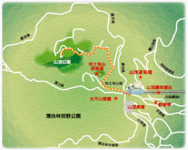 山頂公園（圖片來源︰山頂纜車有限公司）