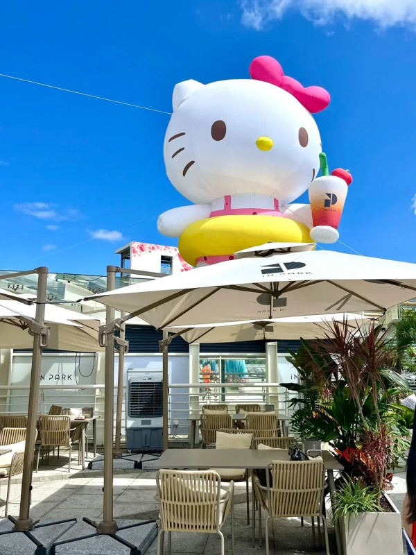深圳南澳海邊Hello Kitty Cafe絕美打卡玻璃海!歎得意Kitty頭漢堡包附交通