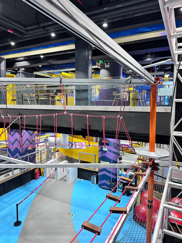 反彈蹦床公園。圖片來源：小紅書@puff