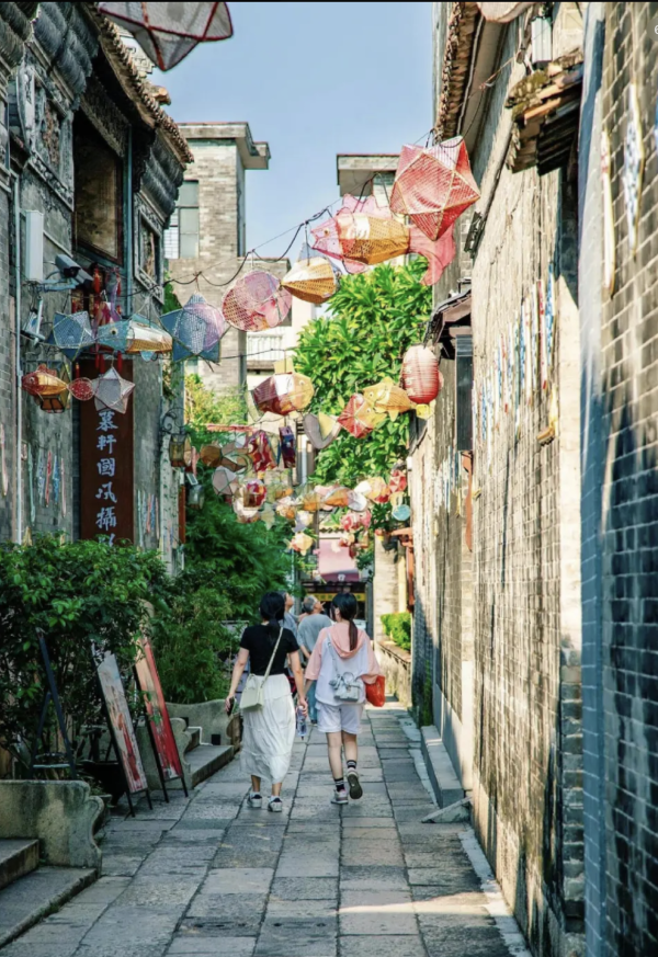 沙灣古鎮。圖片來源：小紅書@广州有莱科技