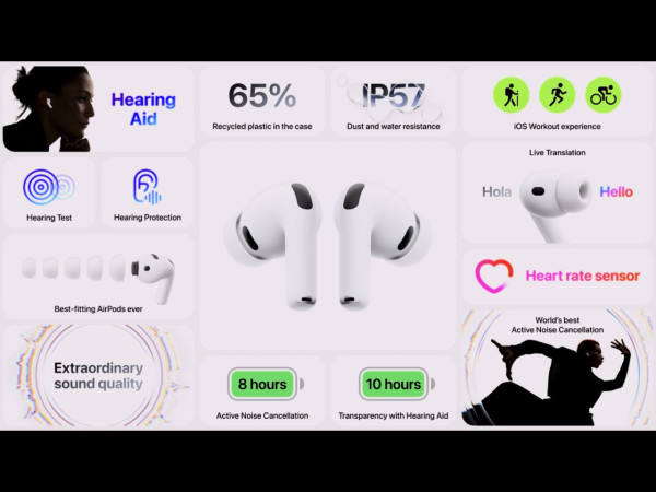 旅遊福音！新一代Apple AirPods Pro 3登場 實時翻譯打破語言隔膜