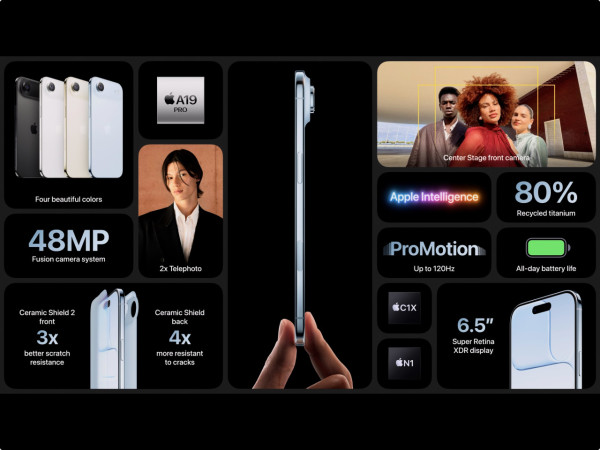 iPhone Air 橫空出世 Apple 史上最薄！iPhone 17 螢幕相機全面升級