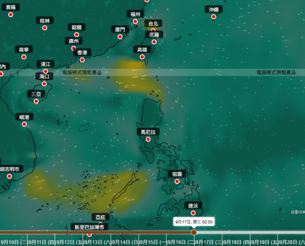 打風｜巨型熱帶氣旋下周或逼港？天文台AI預測接近香港400公里路徑時間存變數
