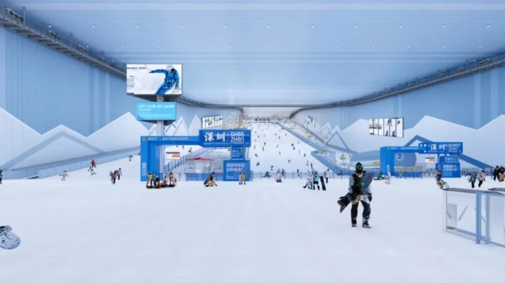 深圳華發冰雪世界。圖片來源:深圳市前海管理局官網 深圳華發冰雪世界。圖片來源:深圳市前海管理局官網