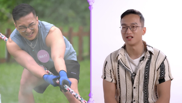 女神配對計劃｜梁敏巧與Matt「M&M緣份」哭成淚人 親揭神奇緣份由鄰居變命中注定