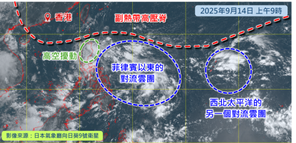 打風未？天文台警告「雙旋共舞」一周一隻！第3個風暴接力生成！ 附3大AI路徑預測