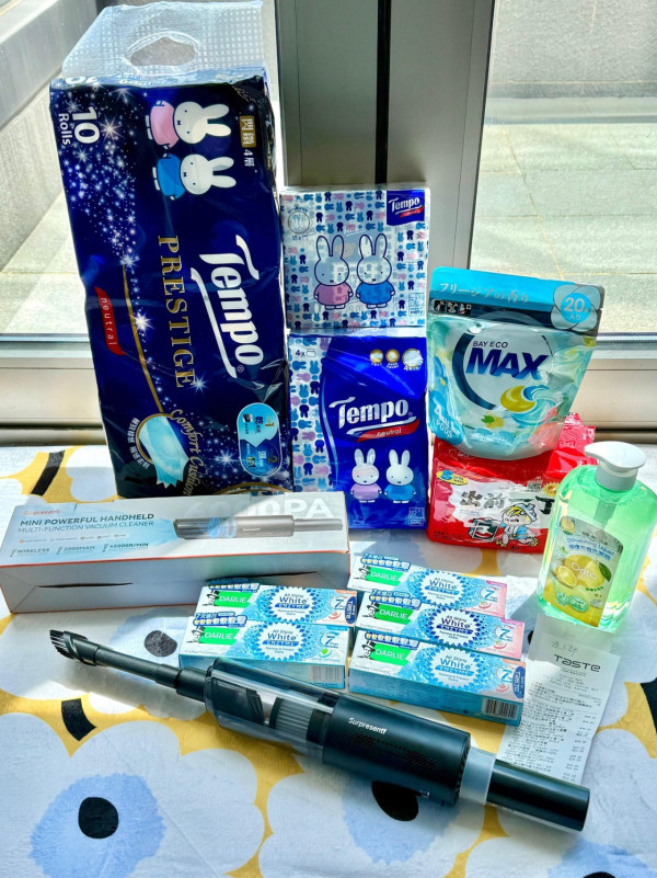 百佳優惠｜買牙膏送雙電壓便攜電煮鍋、手提吸塵機、洗衣珠、Tempo四層衛生紙 易賞會員低至59折!      