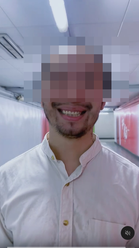 《8號出口》香港真人版？大叔神還原詭異微笑 紅磡站出口重現遊戲驚嚇一幕【有片】