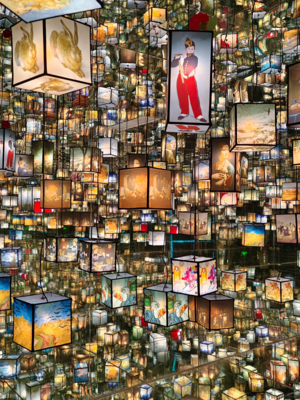 深圳東門沉浸式藝術展「再現大師」（圖片︰小紅書）