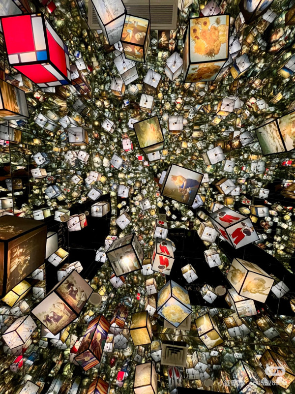 深圳東門沉浸式藝術展「再現大師」（圖片︰小紅書）