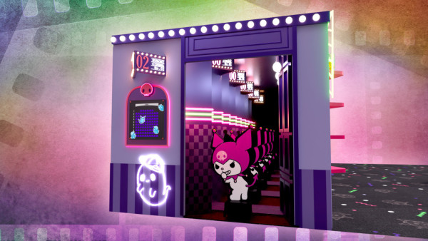 Kuromi怪異影院驚慄登場朗豪坊！3米高Kuromi/玻璃彩繪發光傘