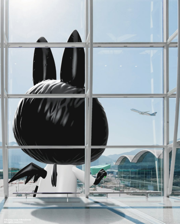 巨型LABUBU將登陸香港機場 9.22起開放打卡朝聖網民極期待 