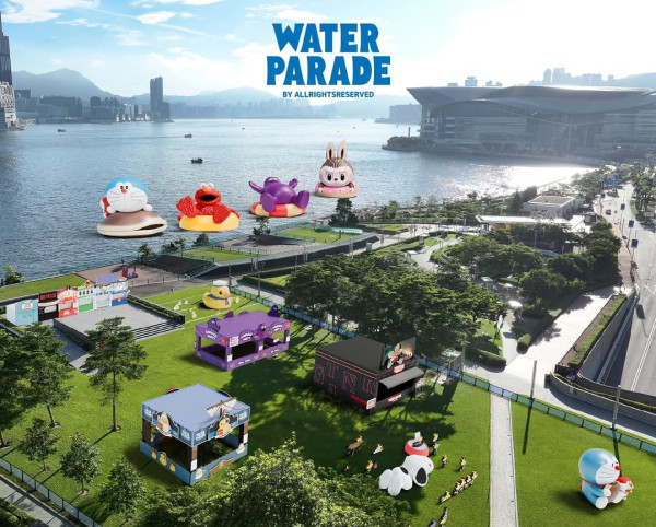 「Water Parade」維港海上大巡遊10月襲港！巨型充氣LABUBU多啦A夢／快閃店／市集攤位美食