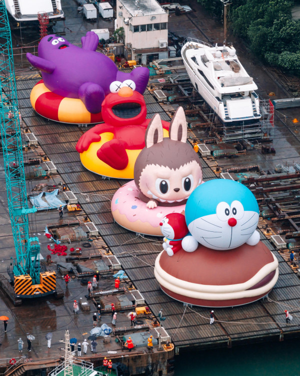 「Water Parade」維港海上大巡遊10月襲港！巨型充氣LABUBU多啦A夢／快閃店／市集攤位美食