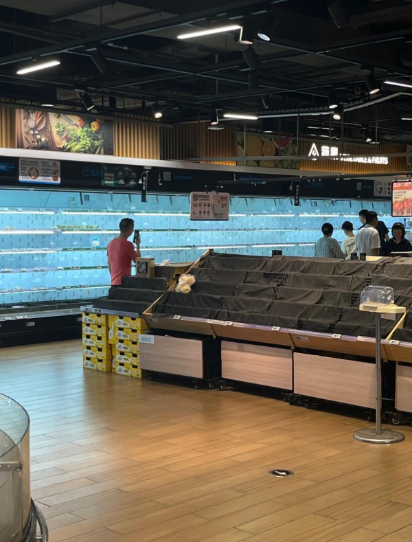 颱風樺加沙|深圳超市貨架被搶購一空!颱風天「賣剩蔗」一覽 第一位當之無愧
