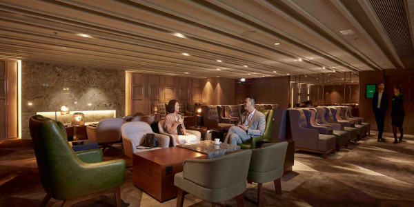 環亞優逸庭。圖片來源：環亞機場貴賓室官網