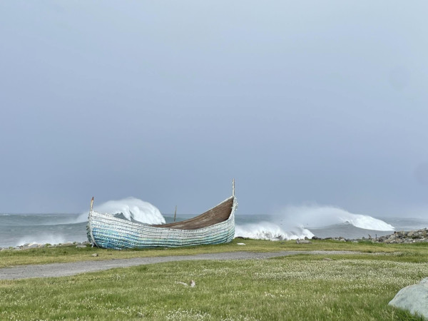 超強颱風樺加沙｜掠過台灣小琉球樹木斷裂滿目瘡痍 擦邊仍掀起七米巨浪威力震懾網民 