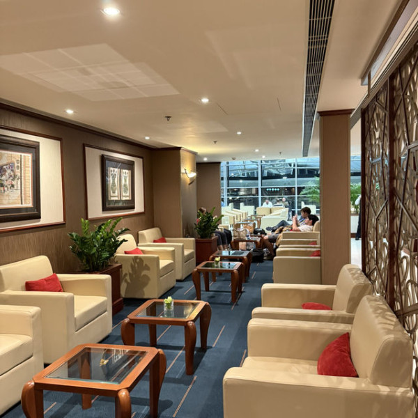 阿聯酋航空貴賓室。圖片來源：Trip.com