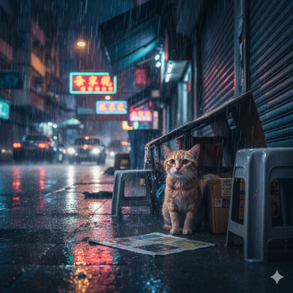  打風｜女子用 Keeta 剩餘物資救助流浪動物 網民大讚有愛心+公德心