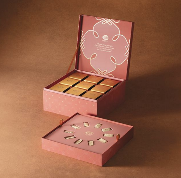 米蘭高級品牌COVA推中秋禮盒！新口味海鹽焦糖夏威夷果仁月餅/節日限定餐具套裝