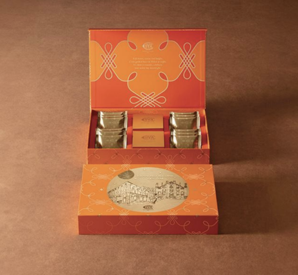 米蘭高級品牌COVA推中秋禮盒！新口味海鹽焦糖夏威夷果仁月餅/節日限定餐具套裝