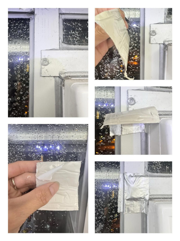颱風樺加沙｜港人趣味兼實用防風措施 用尿片包好抽氣扇 窗邊堆滿可愛「鯊包」？