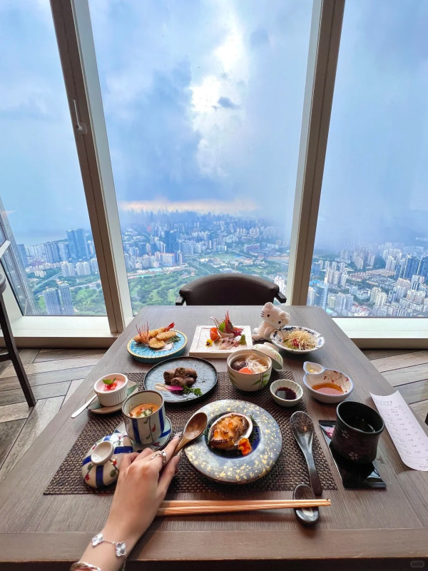 深圳福田115樓落地玻璃景歎日本料理 任食藍鰭金槍魚/波士頓龍蝦/鐵板燒啱拍拖慶生 