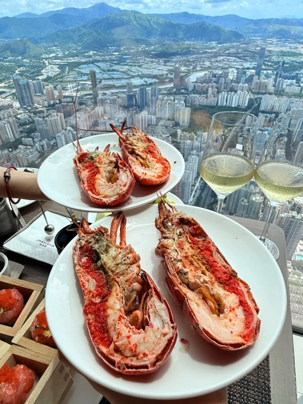 深圳福田115樓落地玻璃景歎日本料理 任食藍鰭金槍魚/波士頓龍蝦/鐵板燒啱拍拖慶生 