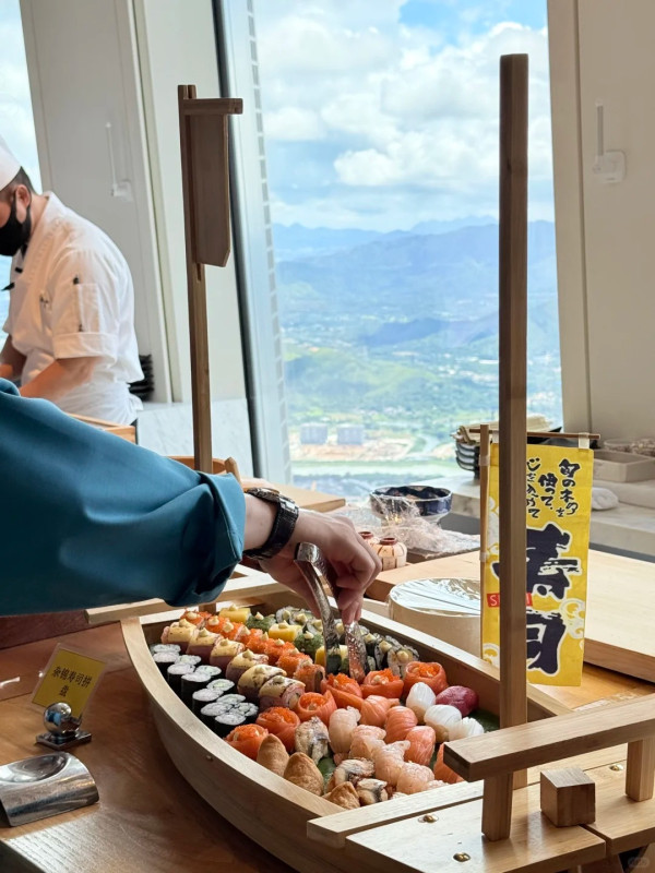 深圳福田115樓落地玻璃景歎日本料理 任食藍鰭金槍魚/波士頓龍蝦/鐵板燒啱拍拖慶生 