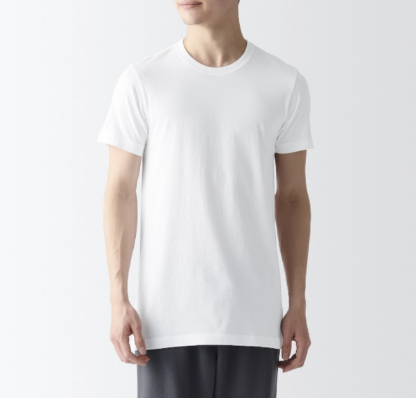【男裝棉質無側縫圓領短袖T裇2件裝】原價$88｜優惠價$53 (6折)