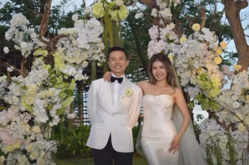 鄺潔楹親哥哥峇里島盛大婚禮曝光 豪華結婚放煙花震撼程度如綜藝真人騷
