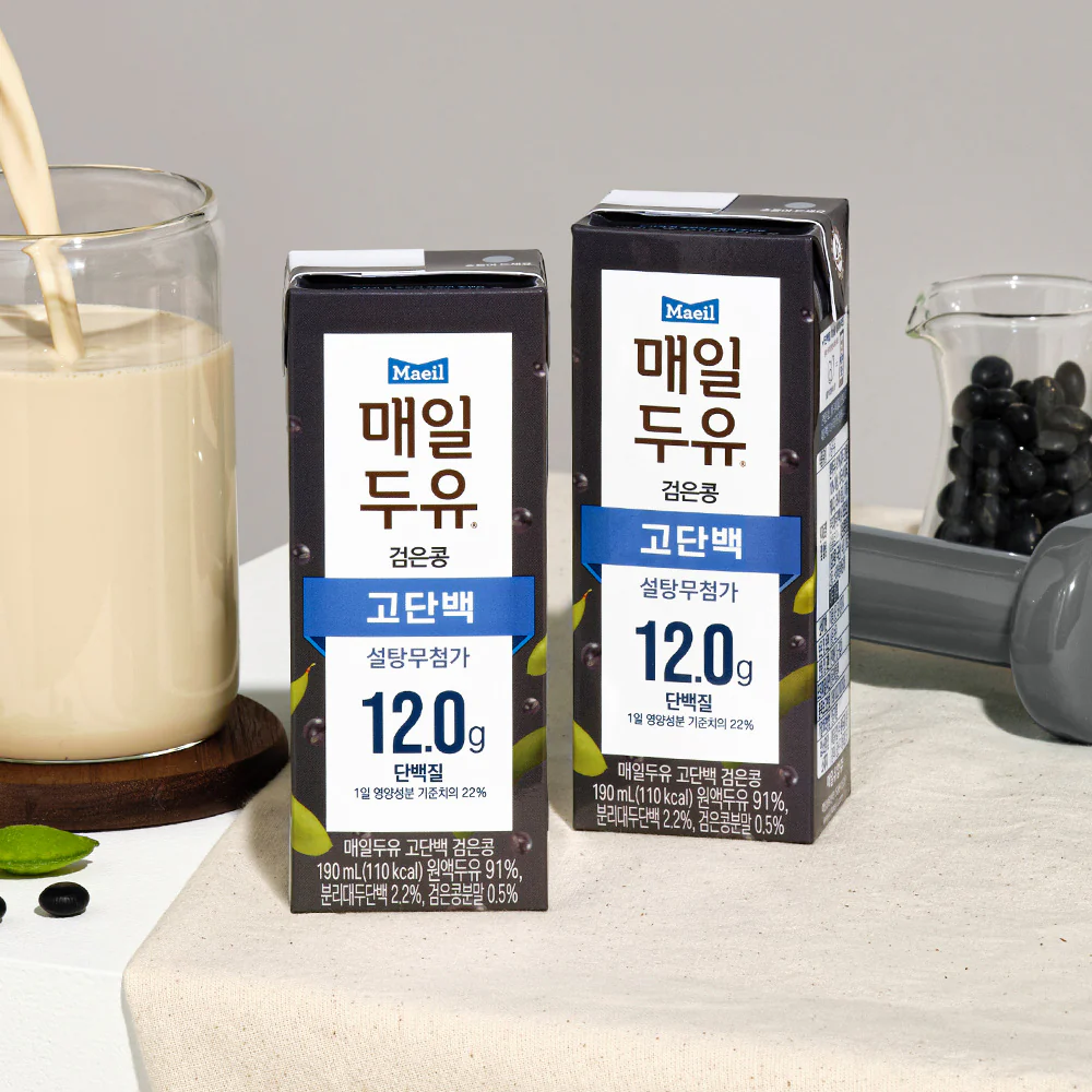 Maeil Soy Milk Black Soybean 韓國來源地（圖片︰new world mart）