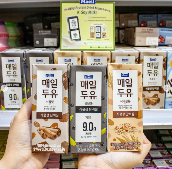 Maeil Soy Milk Black Soybean 韓國來源地（圖片︰kl.foodie IG）