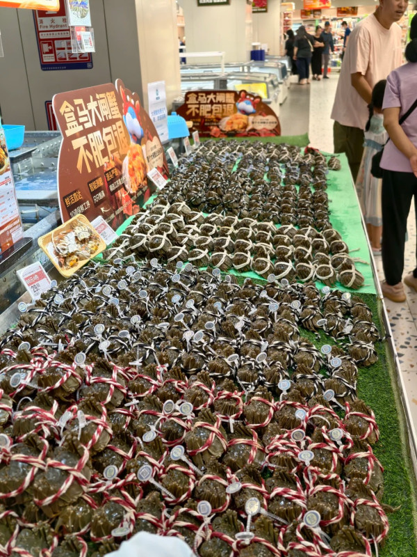 盒馬鮮生。圖片來源:小紅書:小何阿呆 盒馬鮮生。圖片來源:小紅書:小何阿呆