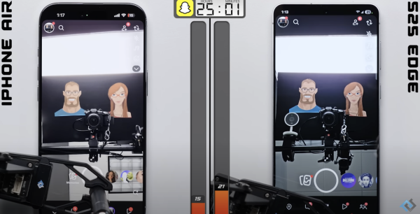 Apple vs Samsung iPhone Air對決Galaxy S25 Edge 25小時測試續航力結果竟是...