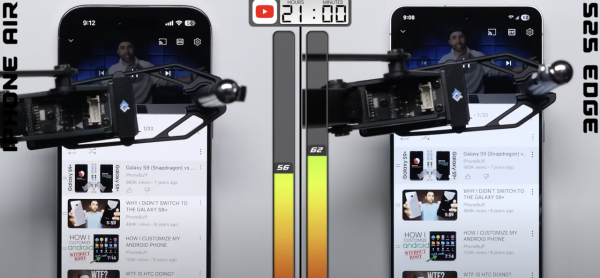 Apple vs Samsung iPhone Air對決Galaxy S25 Edge 25小時測試續航力結果竟是...