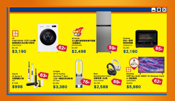 豐澤抵得祭低至15折！7大優惠 一折買iPhone17 Pro Max/Switch 2/Dyson風筒！