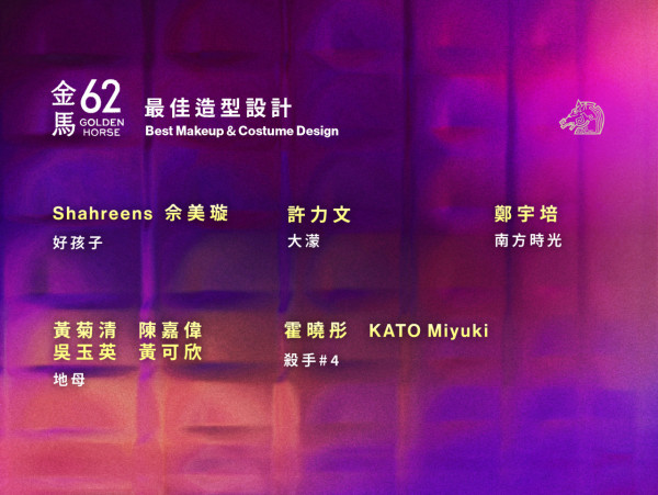 金馬獎2025入圍名單（圖片來源：Facebook@金馬影展TGHFF）