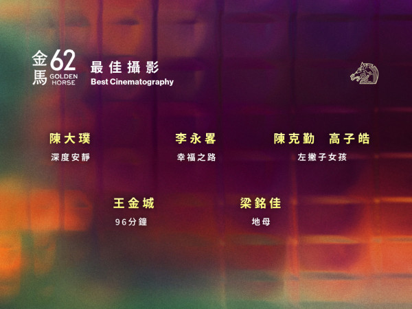 金馬獎2025入圍名單（圖片來源：Facebook@金馬影展TGHFF）