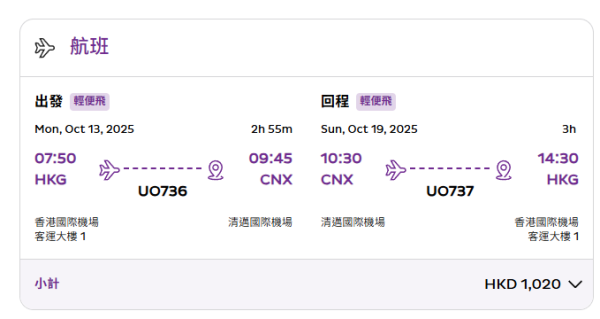 HK Express泰國機票優惠！起飛曼谷/清邁/布吉三大旅遊熱點 