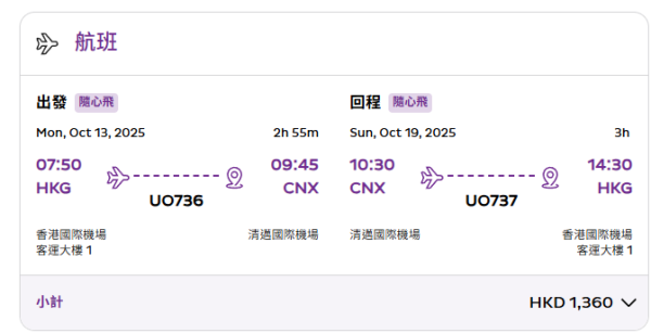 HK Express泰國機票優惠！起飛曼谷/清邁/布吉三大旅遊熱點 