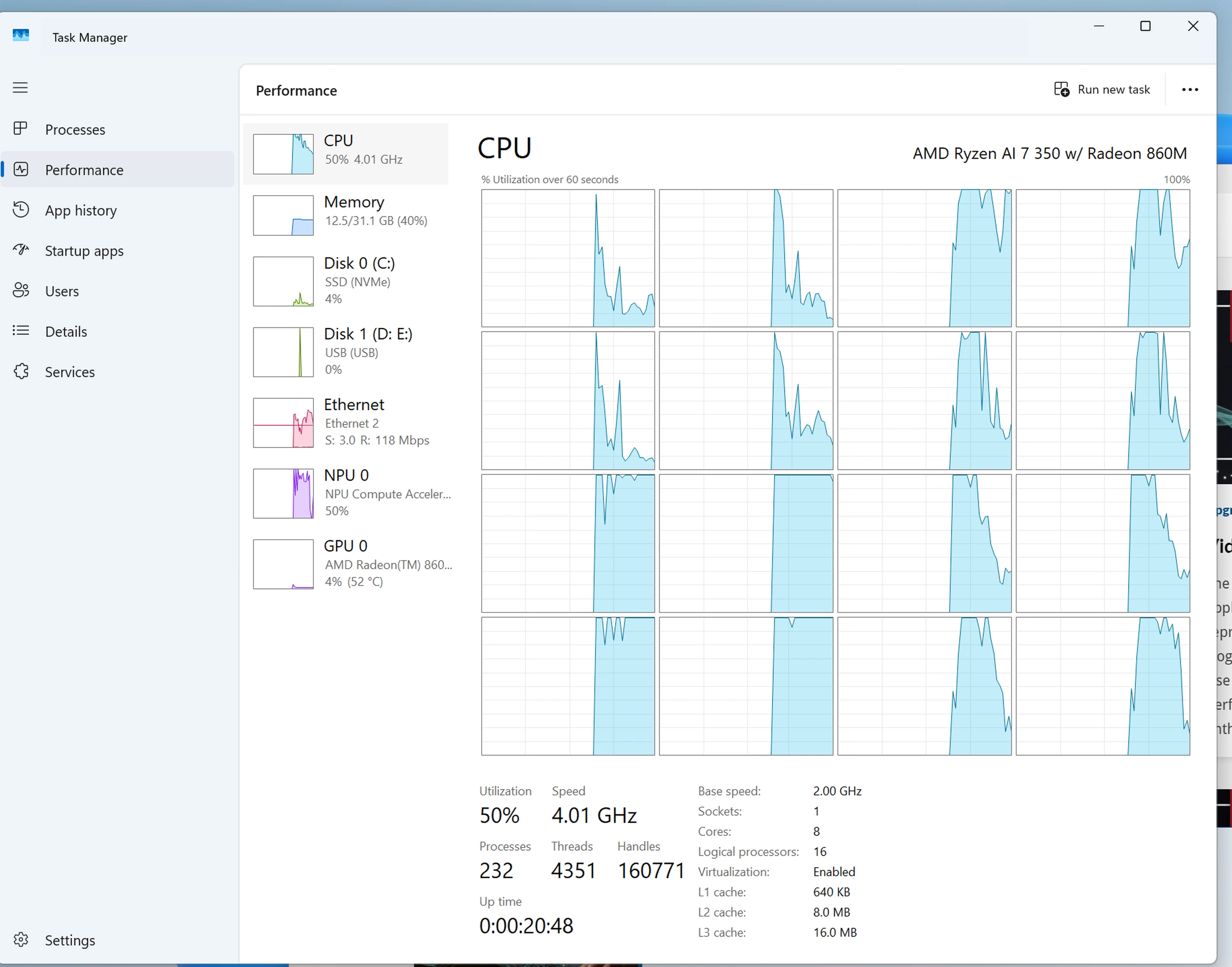 ASUS ExpertCenter PN54 詳盡實測！50 TOPS NPU、AI 效能制霸！
